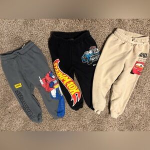 zara boys sweatpants set of 3 joggers 4 years